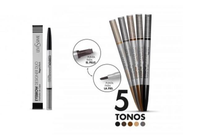 EYEBROW DESIGNER DUO NEGRO LEVISSIME