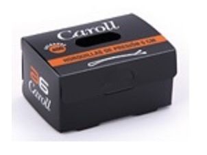 TARRINA 300 CLIPS CAROLL SUPER LARGO CASTAÑO