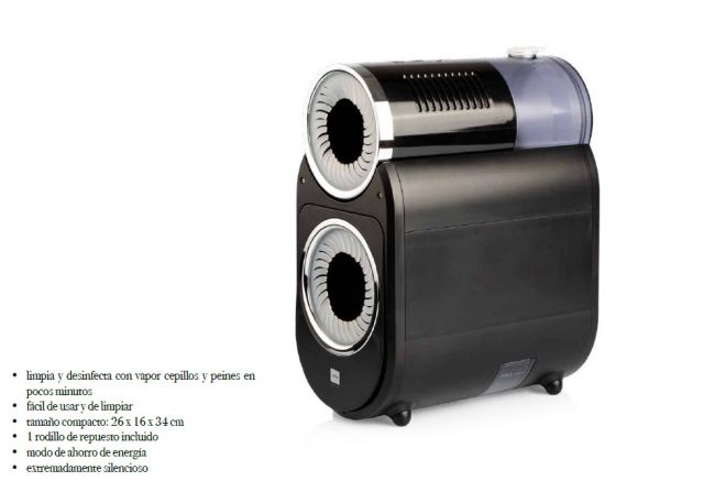 LIMPIADOR DE CEPILLOS CON HIGIENIZACIÓN A VAPOR