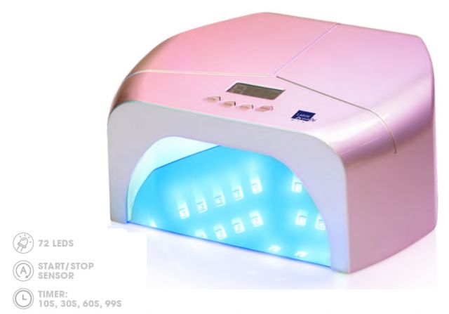 LAMPARA 72 LED/UV 120 W MANICURA 