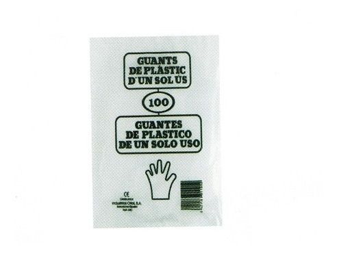 GUANTES DE PLASTICO DESECHABLES