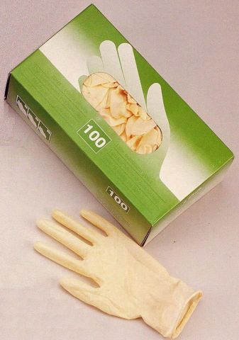 GUANTES DE LATEX DESECHABLES