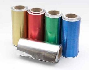 PAPEL ALUMINIO VERDE  ( Rollo ) 12 cm x 70 m